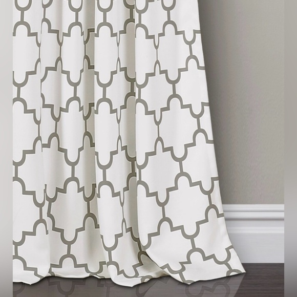 The Curated Nomad Bernardino Room Darkening Curtain Panel Pair 52x84 - Gray - Picture 2 of 5